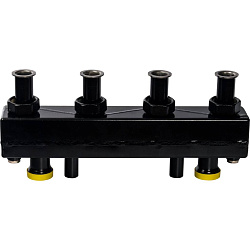 Коллектор 2 вых стальной DN 25 с гидравлическим разделителем STOUT