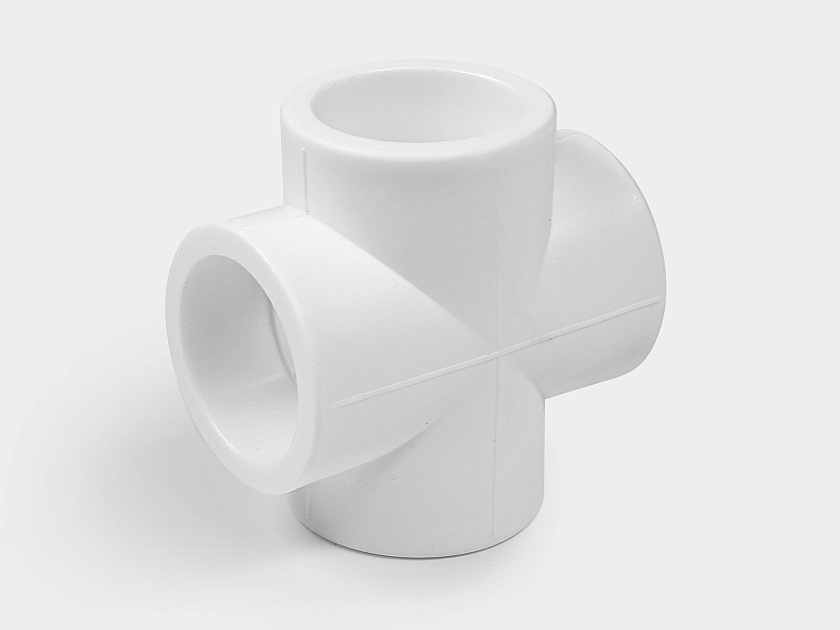 Крестовина 40 ППР белый Контур