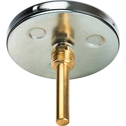 Термометр биметаллический 1/2" Ду100 120С с погружной гильзой 100мм STOUT