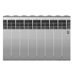 Радиатор биметаллический BiLiner 350/8 секций серебро ROYAL THERMO