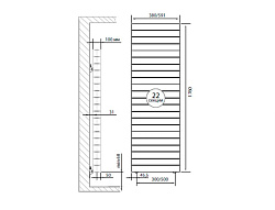 Радиатор биметалл PIANOFORTE TOWER/Silver Satin 500/22 секц. Royal Thermo