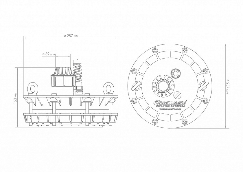 Оголовок 133-160/32 скважинный  ОСП ДЖИЛЕКС 