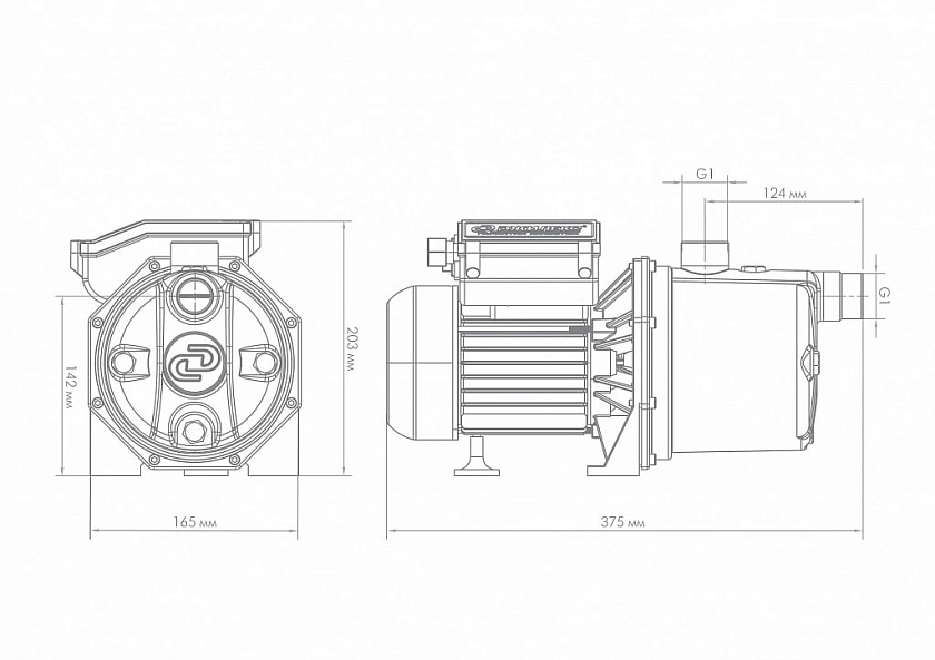 Насосная станция "ДЖАМБО" 60/35 Н-24 (2.0) Джилекс 
