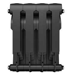 Радиатор биметаллический BiLiner 350/4 секции черный ROYAL THERMO