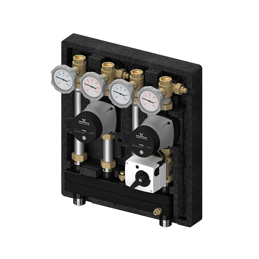 Насосная группа 1 1/4" MK без насоса ,смесительная Meibes 