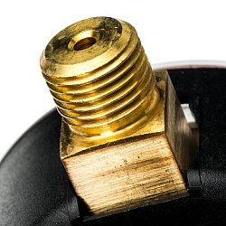 Манометр ¼" 4 бар Ду 63 нижнее подключение с указателем предела STOUT