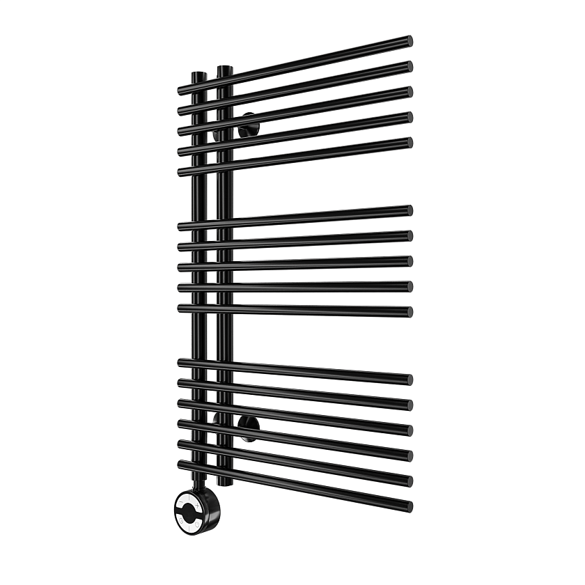 Полотенцесушитель электрический Pino black П16 500х800  (встроен. диммер) Royal Thermo