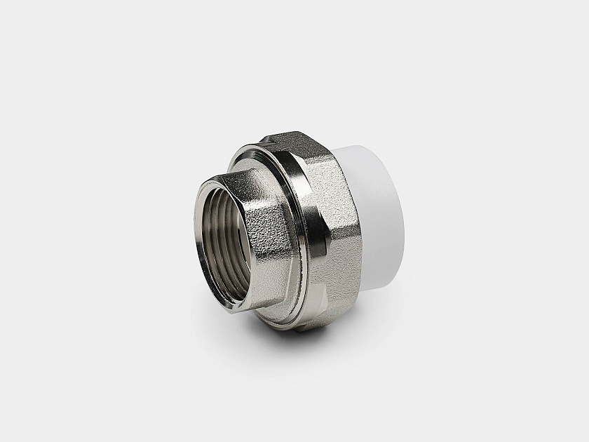 Резьбовое соединение ВР 32х1 ППР белый Контур