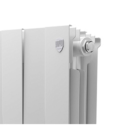Радиатор биметаллический PIANOFORTE 300/8 секций белый ROYAL THERMO