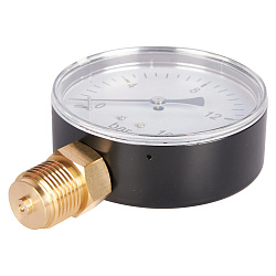 Манометр 1/2" 16 бар Ду 80 нижнее подключение ROMMER