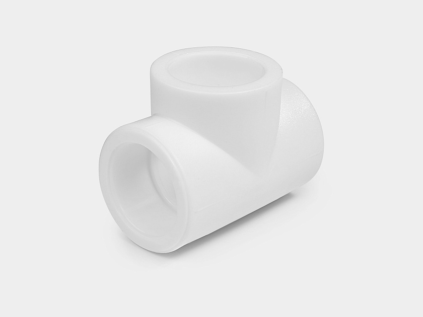 Тройник 90 ППР белый Контур