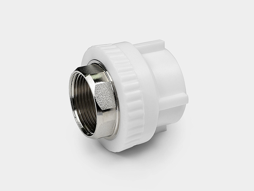 Переход 40х11/4" ВР ППР белый Контур