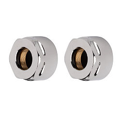 Набор евроконусы 15 мм*3/4" для приборной трубки (2шт) + адаптеры резьбовые 1/2х3/4 (2шт) + отражатели (2 шт) Хром Royal Thermo