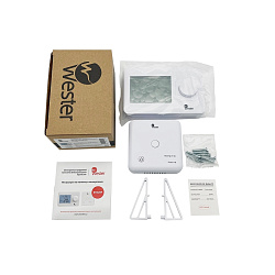 Термостат комнатный RT02RF радио програм. с ЖК дисплеем Wester