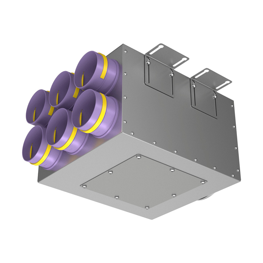 Коллектор KV 200/90x6 металлический на 6 выходов Provent