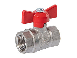 Кран шаровый 1/2'' в/в ручка бабочка Стандарт 230 Галлоп