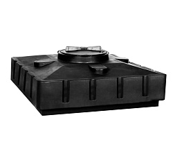 Бак 240 (черный) для душа Aquatech 950х950х340 мм, без п оплавка