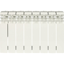 Радиатор алюминиевый Rommer Profi 350 8 секций RAL9016