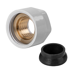 Евроконус 15 мм*3/4  д/медной трубки белый Royal Thermo Евроконус 15 мм*3/4  д/медной трубки белый Royal Thermo