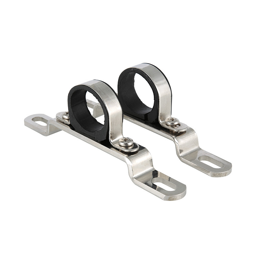 Кронштейн 11/2 д/коллектора нерж, низкие