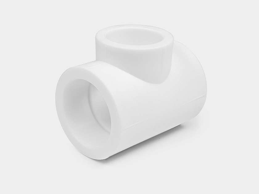 Тройник 50/40/50 ППР белый Контур