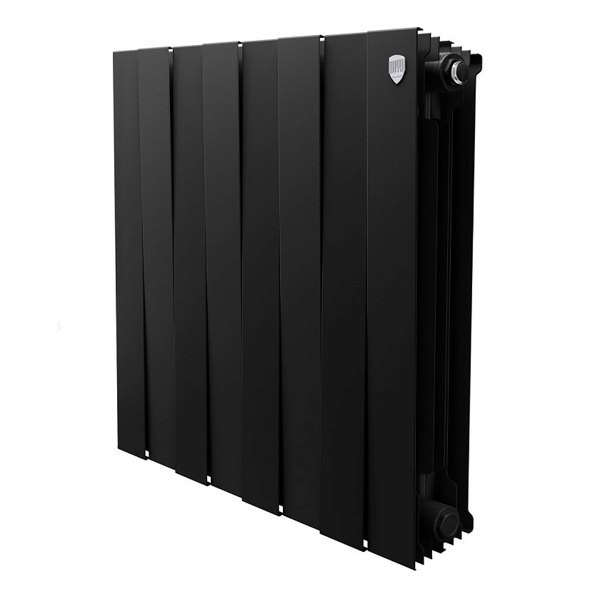 Радиатор биметаллический PIANOFORTE 500/8 секций черный ROYAL THERMO
