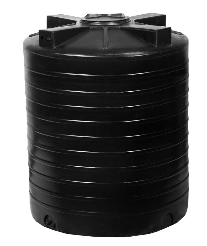 Бак 3000 ATV (черный) АКВАТЕК 1525*1860 мм 