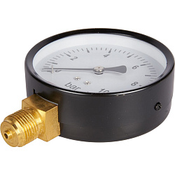 Манометр 1/2" 10 бар Ду 100 нижнее подключение ROMMER