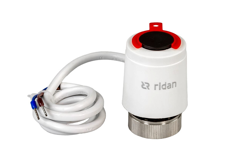 Привод термоэлектрический TWA-KR, 24V, NC норм. закрытый РИДАН 