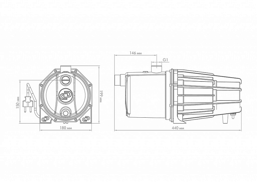 Насос ДЖАМБО ПРО 70/50 Н Джилекс