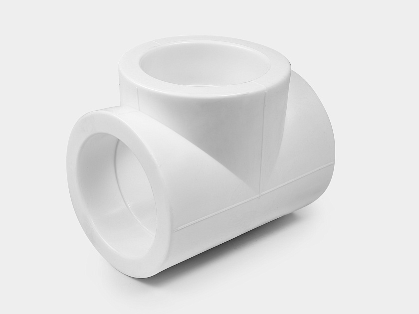 Тройник 110 ППР белый Контур