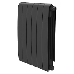 Радиатор биметаллический ECLIPSE (Черный) 500/6 секций ROYAL THERMO