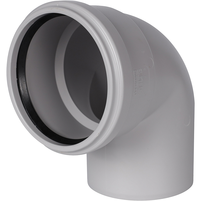 Отвод 110/87,5 для бесшумной канализации из ПП STOUT  