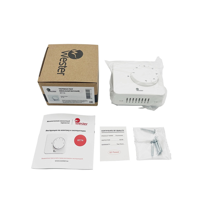 Термостат комнатный RT74 механический  Wester