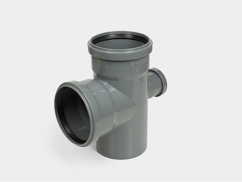 Крестовина канализационная 110/110/50/87 одноплоскостная КОНТУР