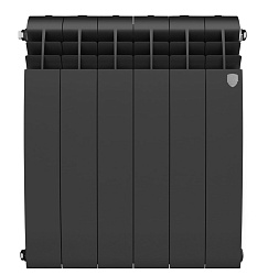 Радиатор биметаллический BiLiner 500/6 секций черный ROYAL THERMO