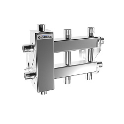 Коллектор балансировочный BMSS-40-3DU 40кВт, подкл.котла G 3/4″3 вых, кроншт K.UMS Gidruss