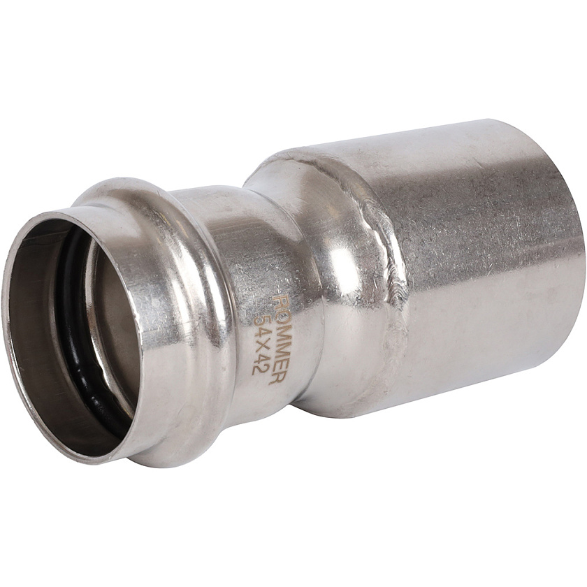 Муфта переходная 22х15 ВПр-НПр из нержавеющей стали прессовой Rommer  