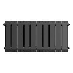 Радиатор биметаллический PIANOFORTE 300/10 секций черный ROYAL THERMO