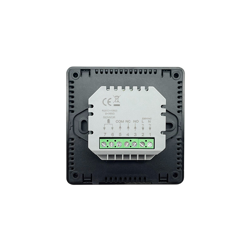 Термостат комнатный RT66PB (черный) сенсорный с ЖК дисплеем Wester