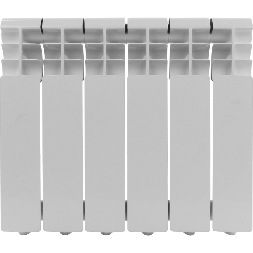 Радиатор алюминиевый Rommer Profi 350 6 секций RAL9016