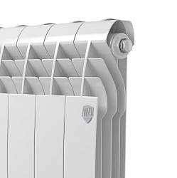 Радиатор биметаллический BiLiner 350/8 секций белый ROYAL THERMO