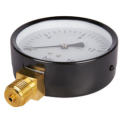 Манометр 1/2" 16 бар Ду 100 нижнее подключение ROMMER