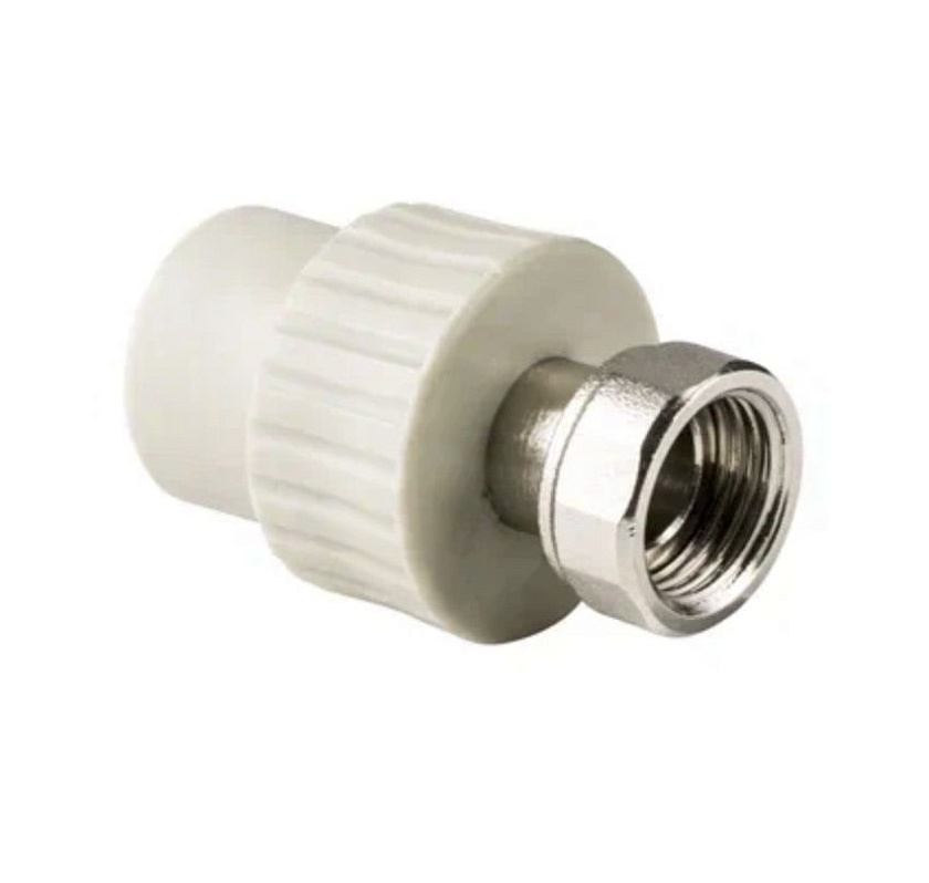 Муфта 20х3/4 с НГ ППР серый РТП    