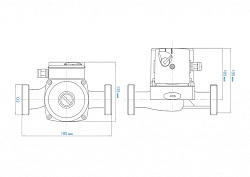 Насос циркуляционный 32/40-180 с гайками ЦИРКУЛЬ PREMIUM Джилекс 