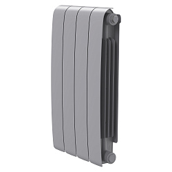 Радиатор биметаллический ECLIPSE (Серебристый) 500/4 секций ROYAL THERMO