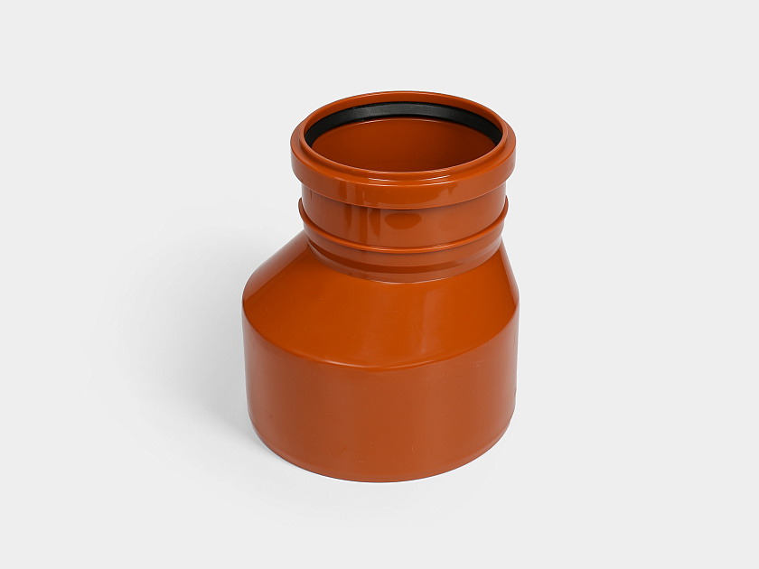 Переход канализационный 160/110 оранжевый Контур