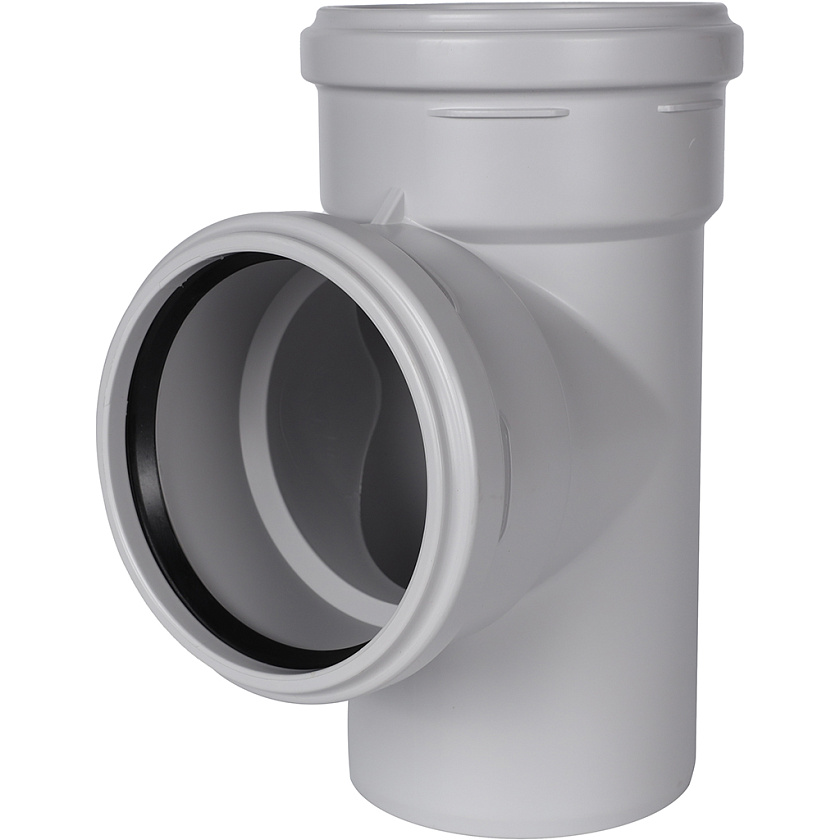 Тройник 110x110/87,5° канализационный бесшумный STOUT  