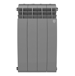 Радиатор биметаллический BiLiner 500/4 секции серебро ROYAL THERMO