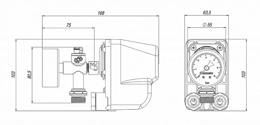 Комплект автоматики на баке «КАБ» Джилекс 